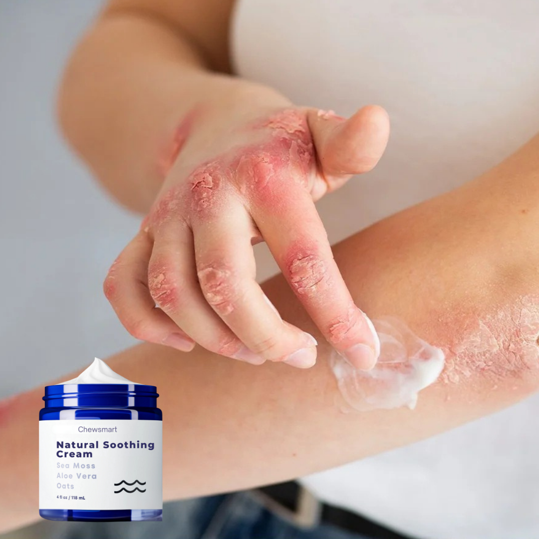 Natürliche beruhigende Creme 