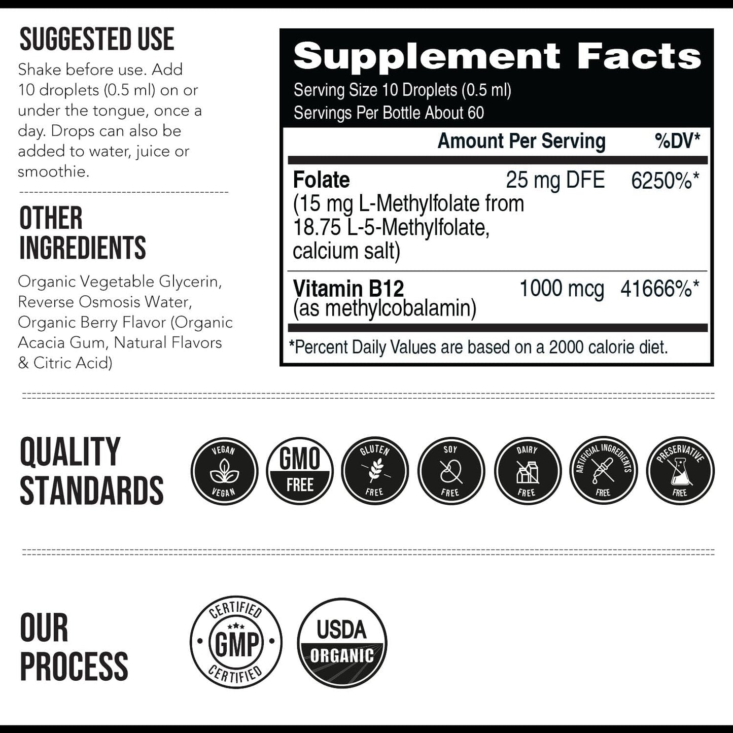 L-Methylfolat plus Methyl-B12-Tropfen